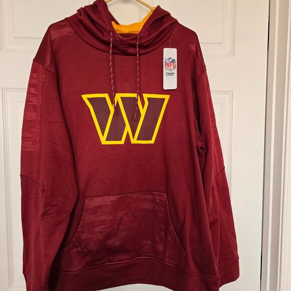 Washington Commanders Mens NFL Team Apparel Pullover Hoodie Polyester Sz 2XL NWT - Picture 1 of 8